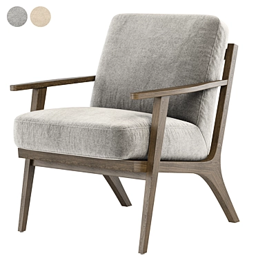 Modern Chair08 - Stylish Mid Century Design! 3D model image 1 