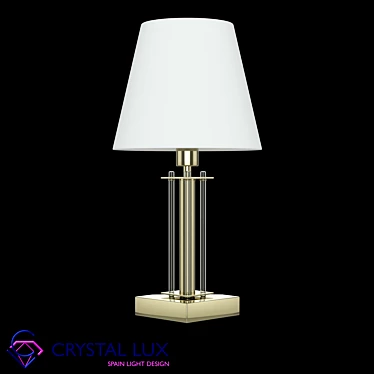 Crystal Lux Nicolas LG1 Gold/White 3D model image 1 