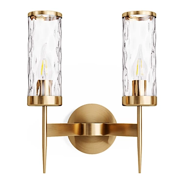 Dantone Sham Double Wall Sconce 3D model image 1 