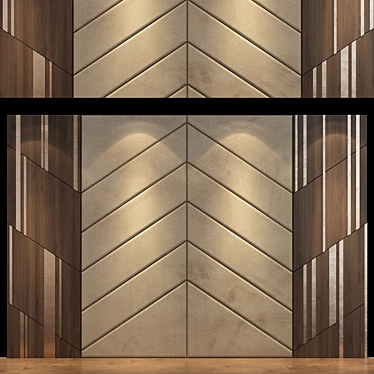 Sleek Panel 111: Modern Design 3D model image 1 