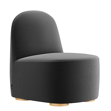 Polar Lounge Chair S: Comfort Redefined 3D model image 1 
