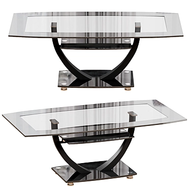 Sleek Modern Orpha Coffee Table 3D model image 1 