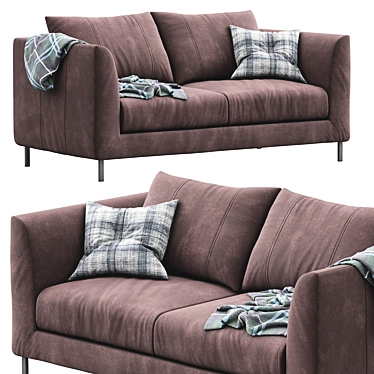 Modern Loft Sofa: Stylish and Comfortable 3D model image 1 