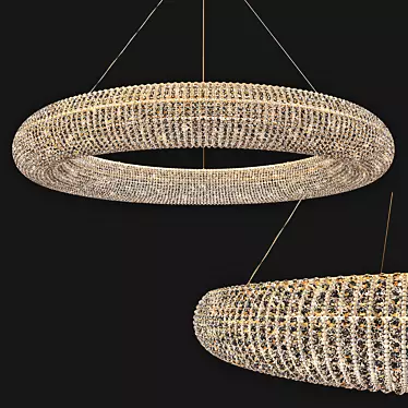 Modern Ceiling Light Fixture 3D model image 1 