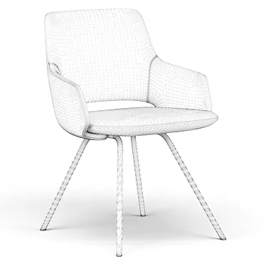 Sleek Jima Chair: Modern Design 3D model image 1 