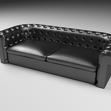 Classic Elegance: Chesterfield Sofa 3D model image 1 