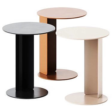 Sleek and Stylish Side Table 3D model image 1 