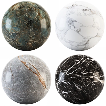Marble Collection: Texture Variety 3D model image 1 