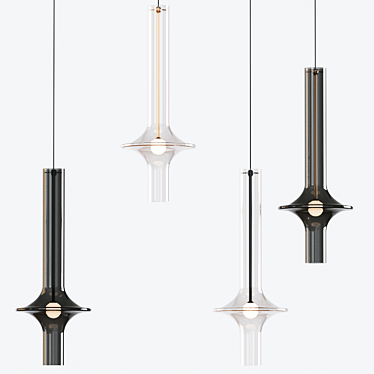 Contemporary Pendant Lights | Elegant Lighting Solution 3D model image 1 