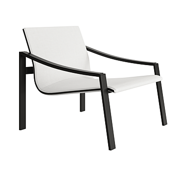 Elegant Allure Armchair 3D model image 1 