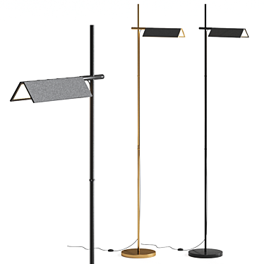 Sleek Floor Lighting: Svit Floor Lamp 3D model image 1 