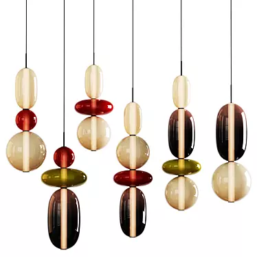 Modern Pendant Lights Collection 3D model image 1 