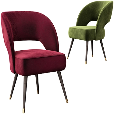 Elegant Lounge Chair with Modern Design 3D model image 1 