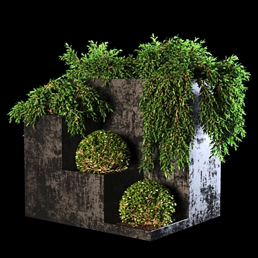 LushBot: 428k Poly Unique Plant 3D model image 1 