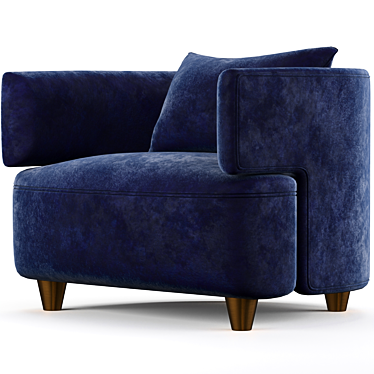 Elegant Elain Armchair - Modern Design 3D model image 1 