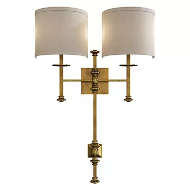 Elegant Devon Sconce: Perfect Lighting Solution 3D model image 1 