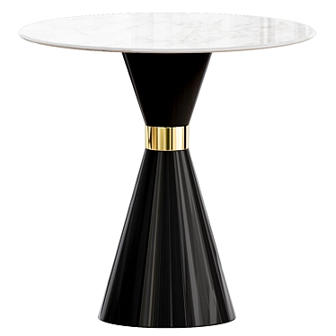 Sleek Denali Wood Table 3D model image 1 