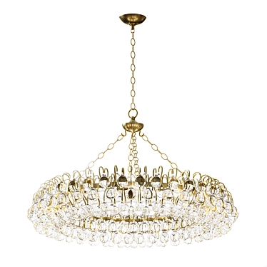 Luxury Bellvale Large Ring Chandelier 3D model image 1 