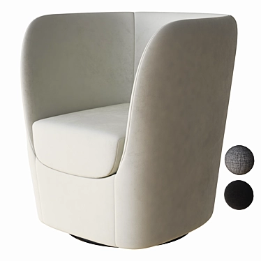 Stylish Opla Armchair by Pianca 3D model image 1 