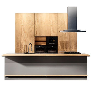 Italian Kitchen27: Stylish Appliances for a Modern Lifestyle 3D model image 1 