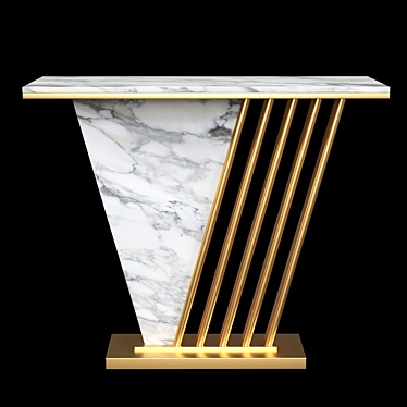 Elegant Console Table 3D model image 1 