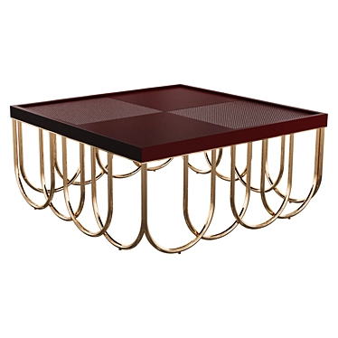Cassel Coffee Table: Modern Art Deco Design 3D model image 1 