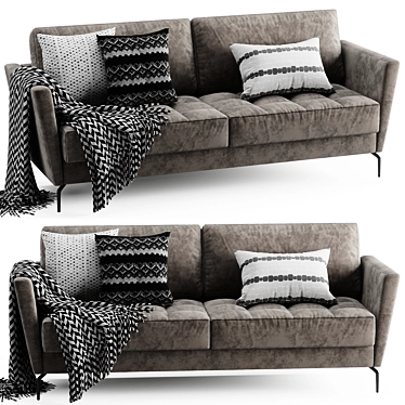 Modern Osoka Sofa: Sleek Design 3D model image 1 