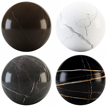 Elegant Marble Texture Collection 3D model image 1 