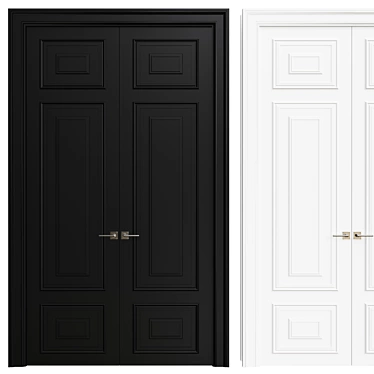  Interior Door: Sleek Design 3D model image 1 