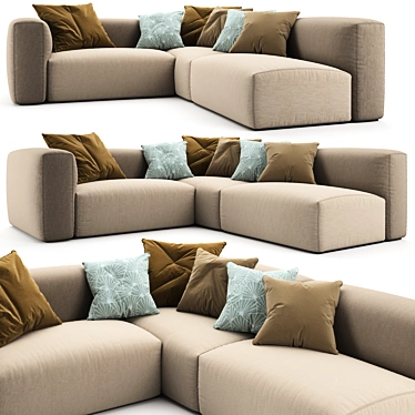 OBLONG Sofa System 3D model image 1 