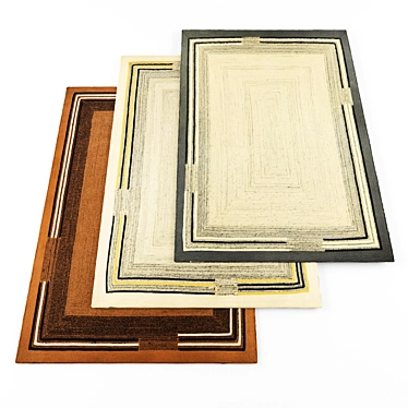 Havana Rugs - High Resolution, Set of 4 3D model image 1 