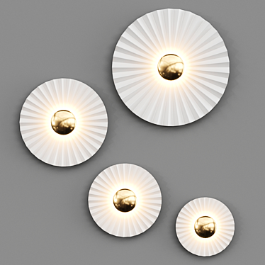 Lilit LED Wall Lamp: Stylish Lighting Solution 3D model image 1 