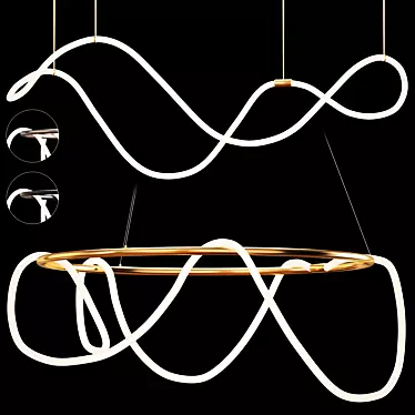 Scandinavian Pendant Lights: Stylish and Versatile 3D model image 1 
