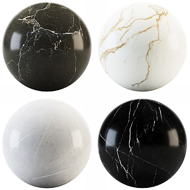 Marble Collection: Diverse & Elegant 3D model image 1 