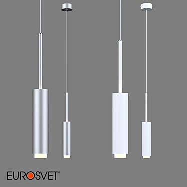 Dante LED Suspended Luminaire 3D model image 1 