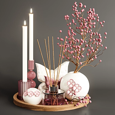 Elegant Decor Set: Versatile & Stunning 3D model image 1 