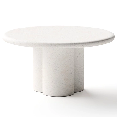 Stylish Sol Round Dining Table 3D model image 1 