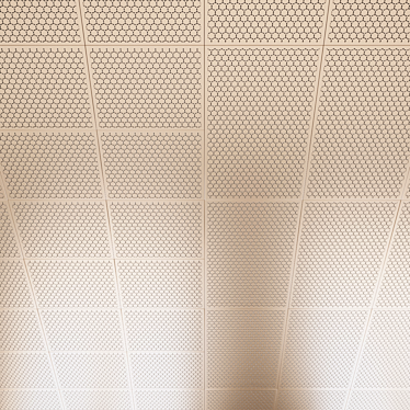 Perforated Metal Panels: Ceiling & Wall Decor 3D model image 1 