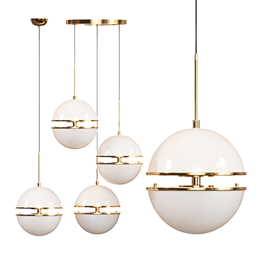 Debert Pendant Light: Modern Design 3D model image 1 