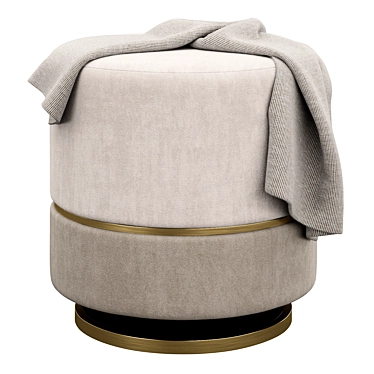 Luxury Parma Ottoman by Frato 3D model image 1 