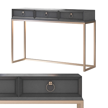 Elegant Gloria Console - 1200x800x350mm 3D model image 1 