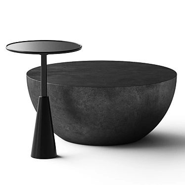 Elegant Ohana and Arashi Coffee Tables 3D model image 1 