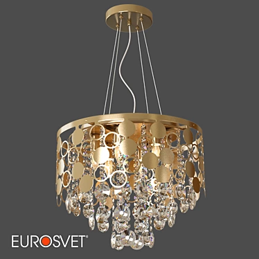 Smart Chandelier with Wi-Fi Control | OM Eurosvet 3D model image 1 