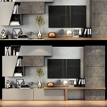 Modern Storage Solution: Cabinet Furniture 0142 3D model image 1 