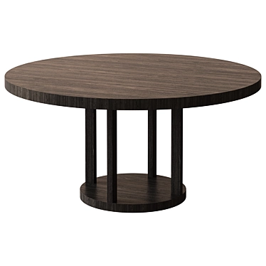 Drummond Country Dining Table 3D model image 1 