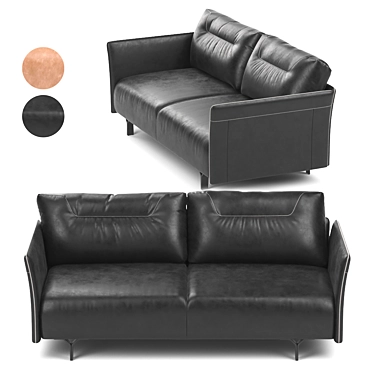 Elegant Tenore Sofa: Timeless Comfort 3D model image 1 