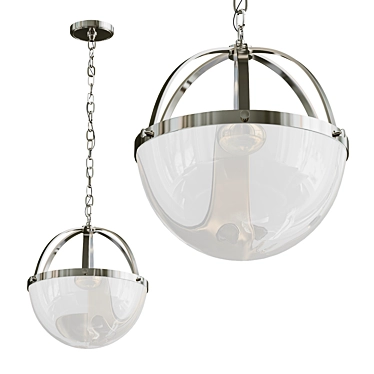 Polarity Pendant: Sleek and Sophisticated Lighting 3D model image 1 