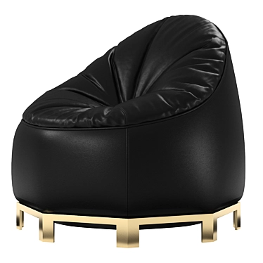 Sleek Armchair by Alexander Wang 3D model image 1 