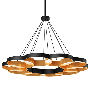 Elegant Maestro Pendant Light 3D model image 1 