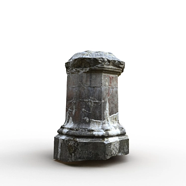 Palanga Column Fragment: Photogrammetry-Enhanced 3D Model 3D model image 1 